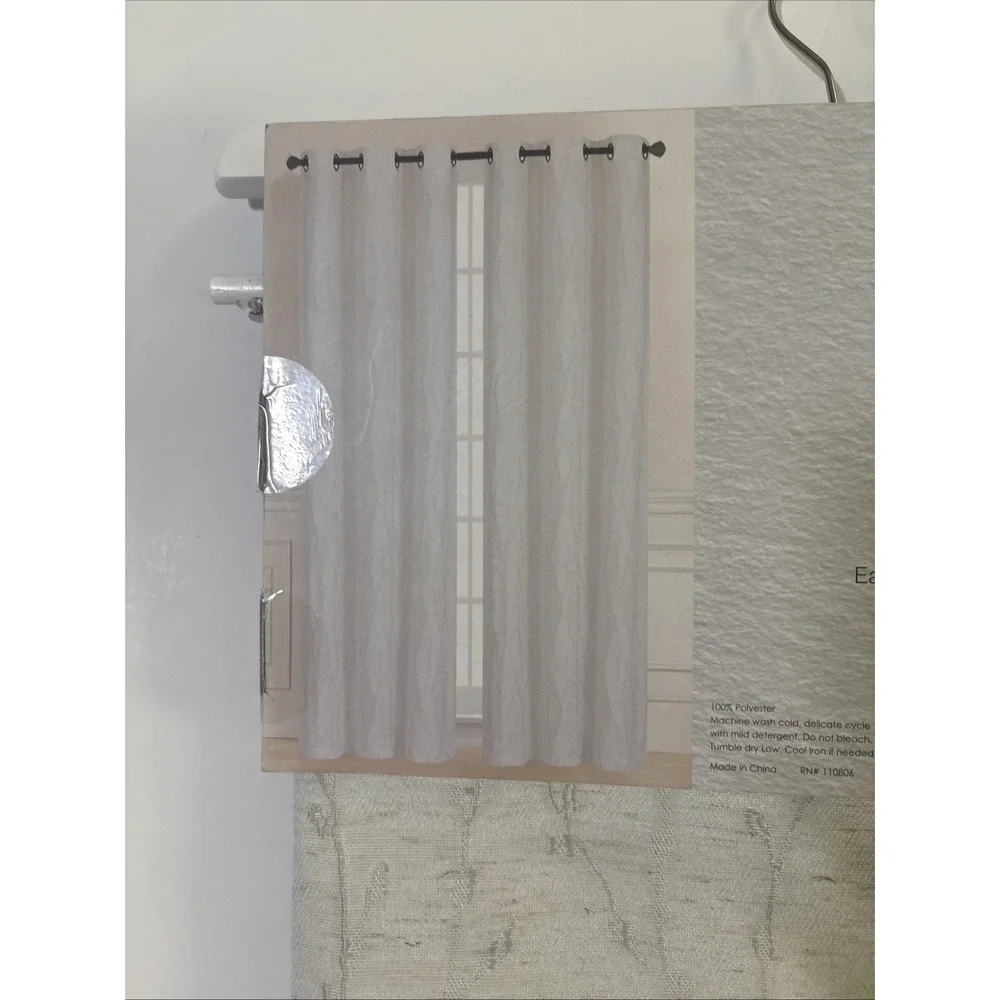 MoD HoME 2 Window Panels Light Beigew/ Bronze Metal Grommets 38 X 84